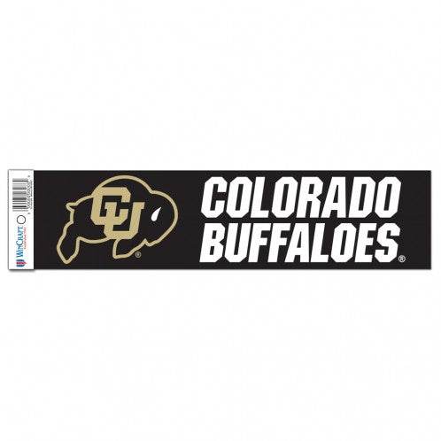 Colorado Buffaloes Decal 3x12 Self Adhesive Bumper Strip - ToylandEU