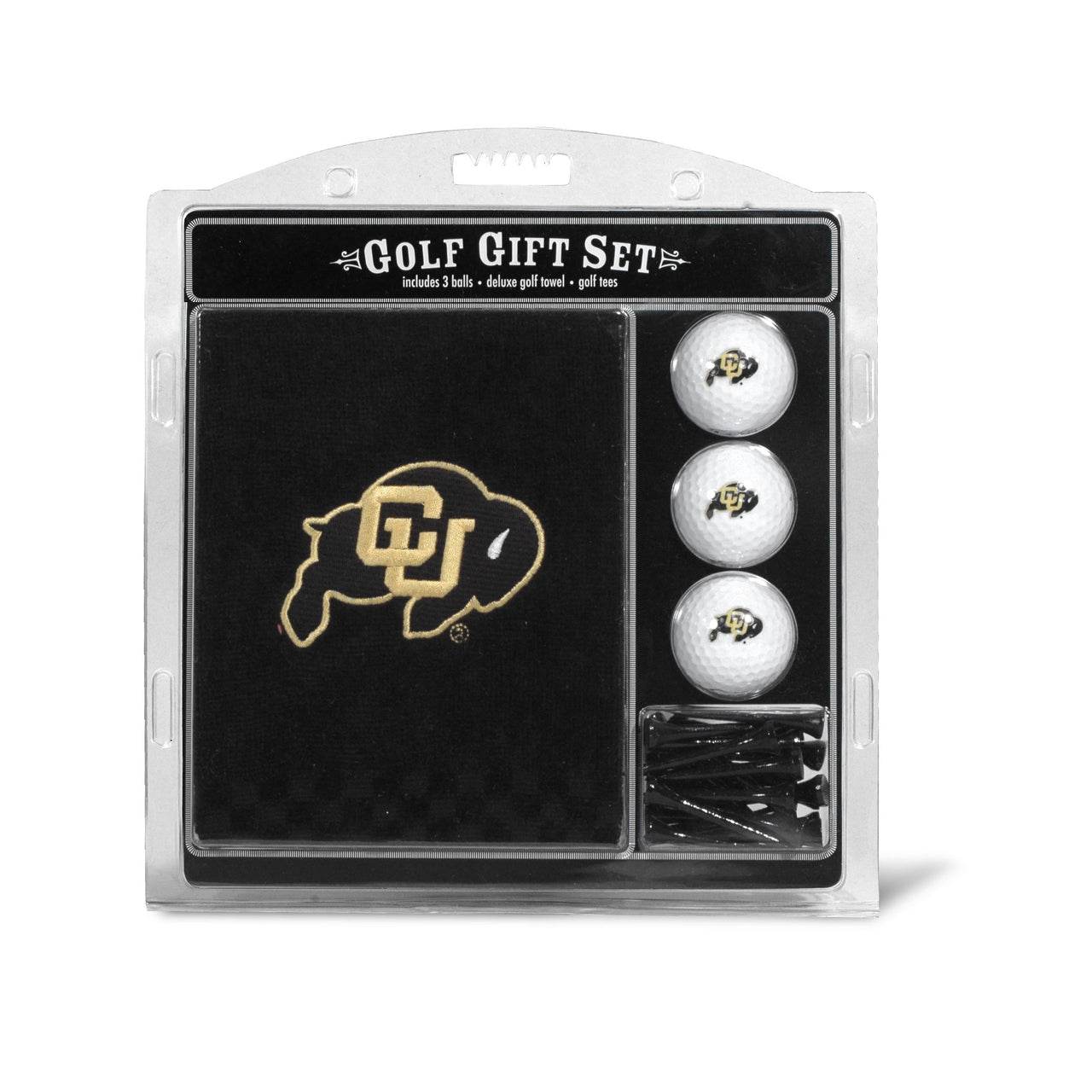 Colorado Buffaloes Golf Gift Set With Embroidered Towel - ToylandEU