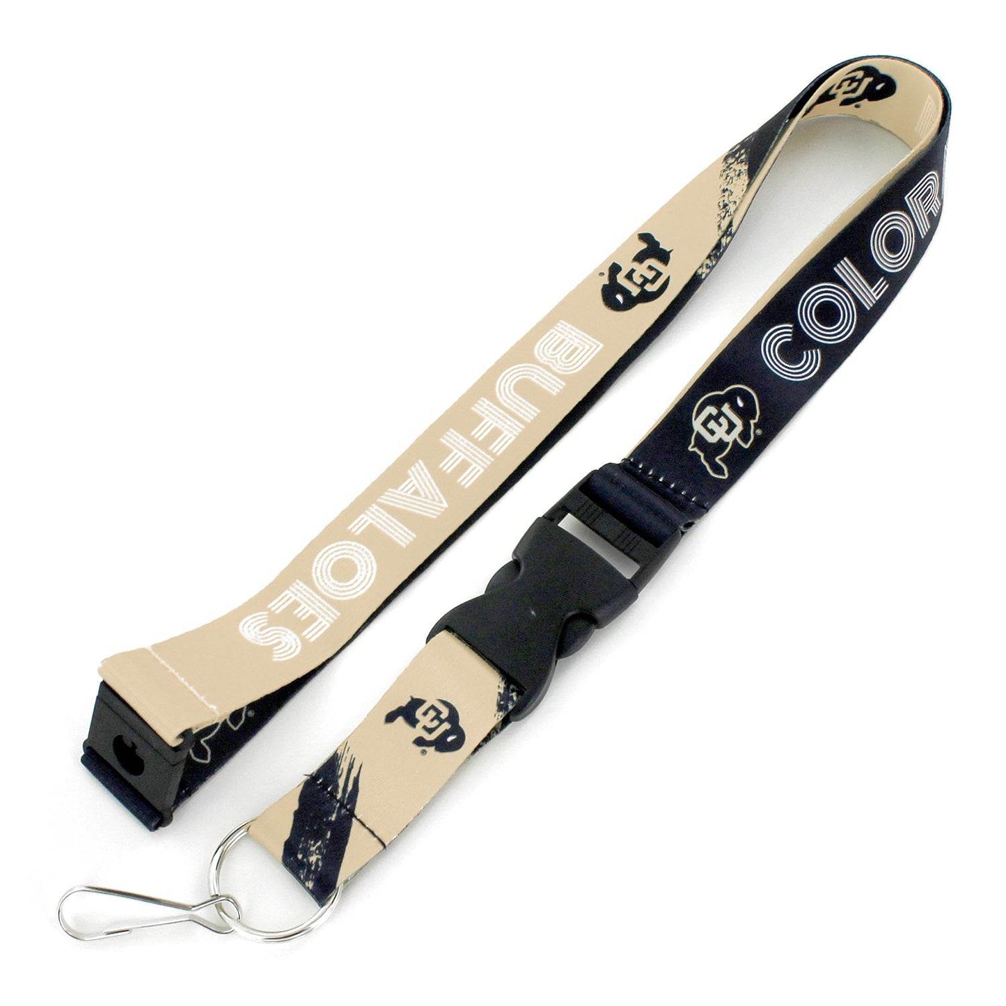 Colorado Buffaloes Lanyard Crossfade Design Breakaway Clip - ToylandEU