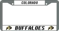 Colorado Buffaloes License Plate Frame Chrome Special Order - ToylandEU