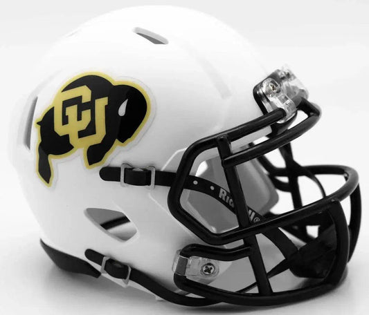  Colorado Buffaloes Riddell Mini Speed Helmet Matte White -  ToylandEU™