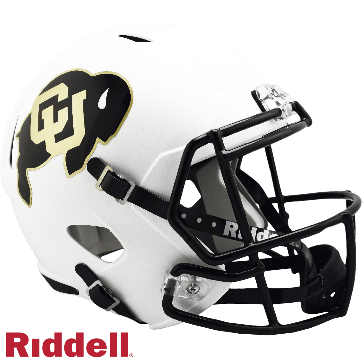 Colorado Buffaloes Riddell Replica Speed Helmet Matte White - ToylandEU