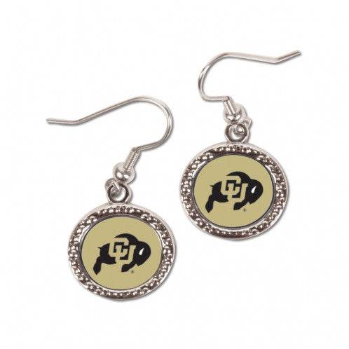 Colorado Buffaloes Round Style Earrings Special Order - ToylandEU
