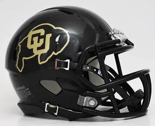  Colorado Buffaloes Speed Mini Helmet - Black Alternate -  ToylandEU™