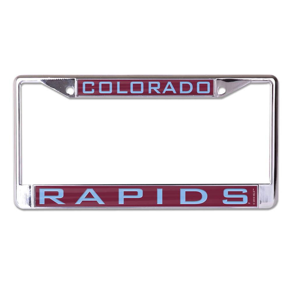 Colorado Rapids License Plate Frame Inlaid Special Order - ToylandEU