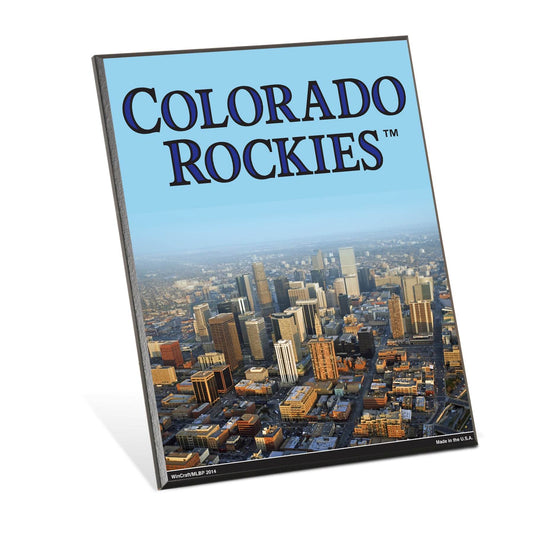 Colorado Rockies 8x10 Wood Sign Wall Decor Ornament - ToylandEU
