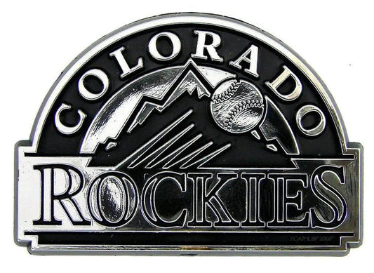  Colorado Rockies Auto Emblem Silver Chrome Badge Premium -  ToylandEU™