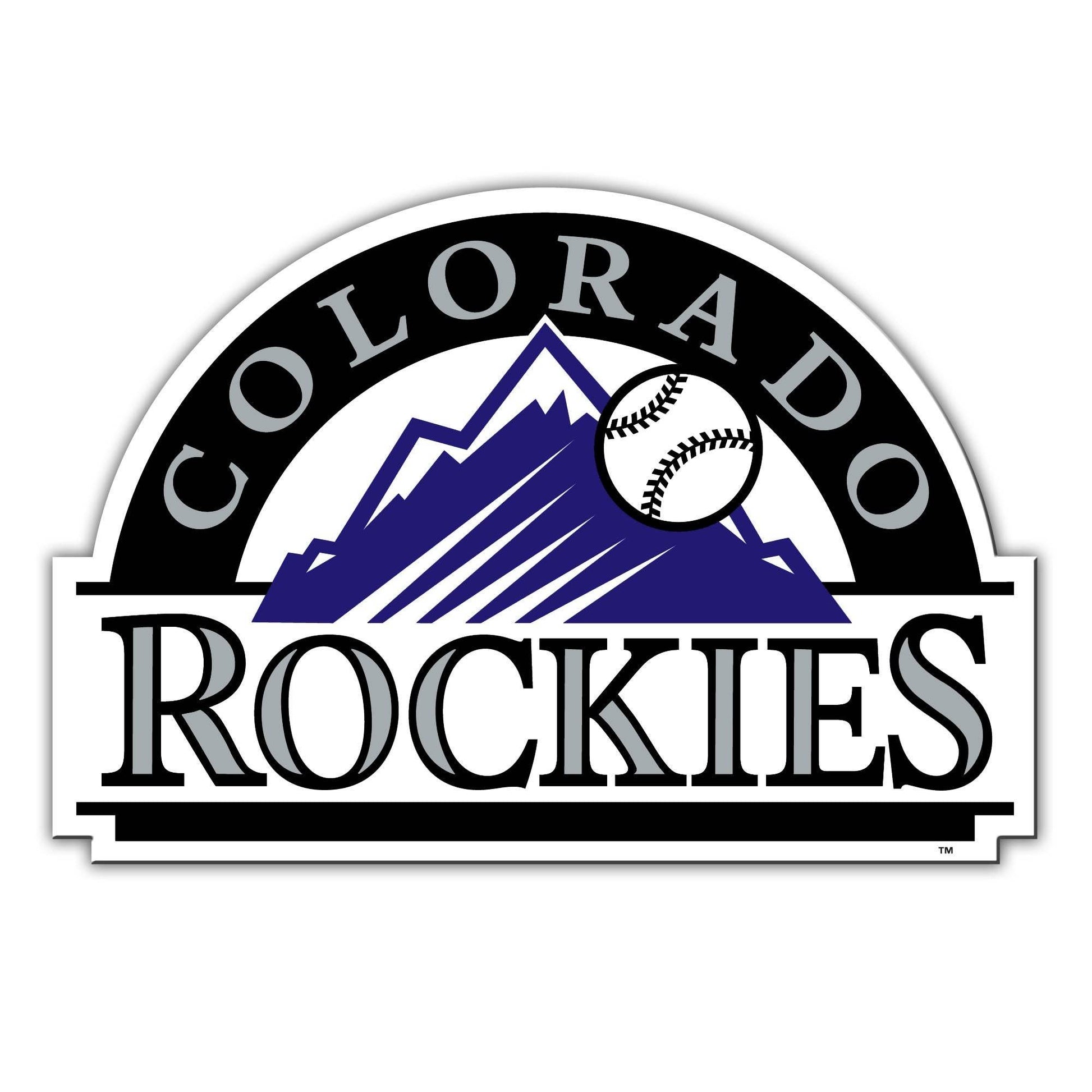 Colorado Rockies Car Magnet Banner Durable Vinyl 12 Inch - ToylandEU