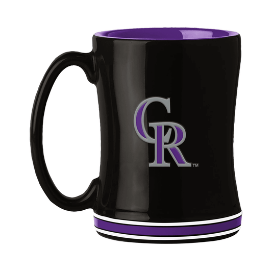 Colorado Rockies Coffee Mug 14oz Sculpted Relief Team Color - ToylandEU