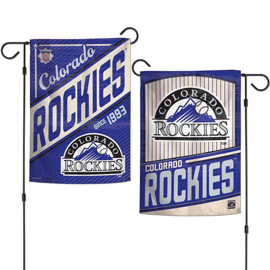 Colorado Rockies Garden Flag 12x18 2 Sided Cooperstown - ToylandEU