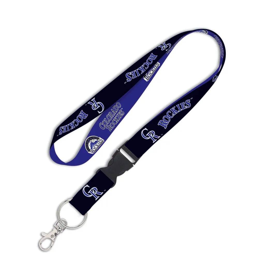 Colorado Rockies Lanyard Detachable Buckle Two Color - ToylandEU