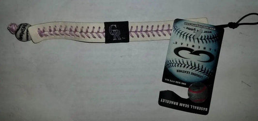  Colorado Rockies Leather Baseball Bracelet With Adjustable -  ToylandEU™