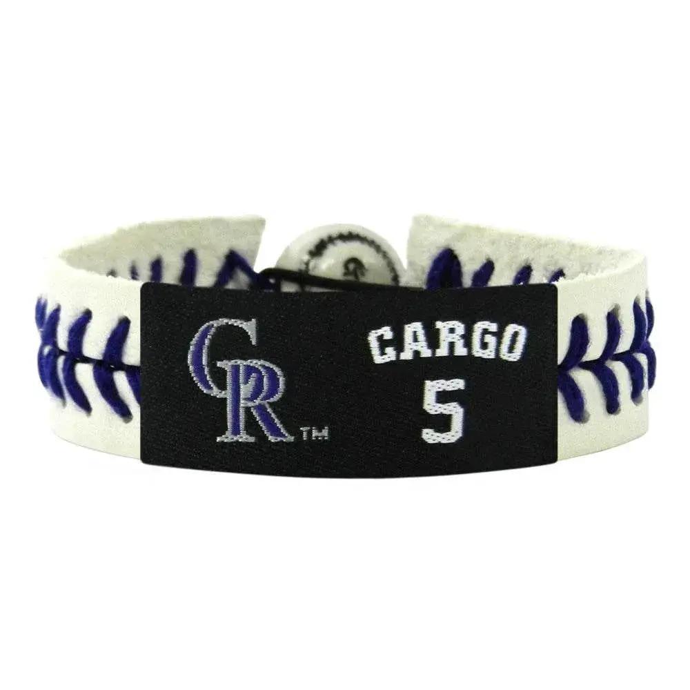  Colorado Rockies Leather Bracelet Carlos Gonzalez Design -  ToylandEU™