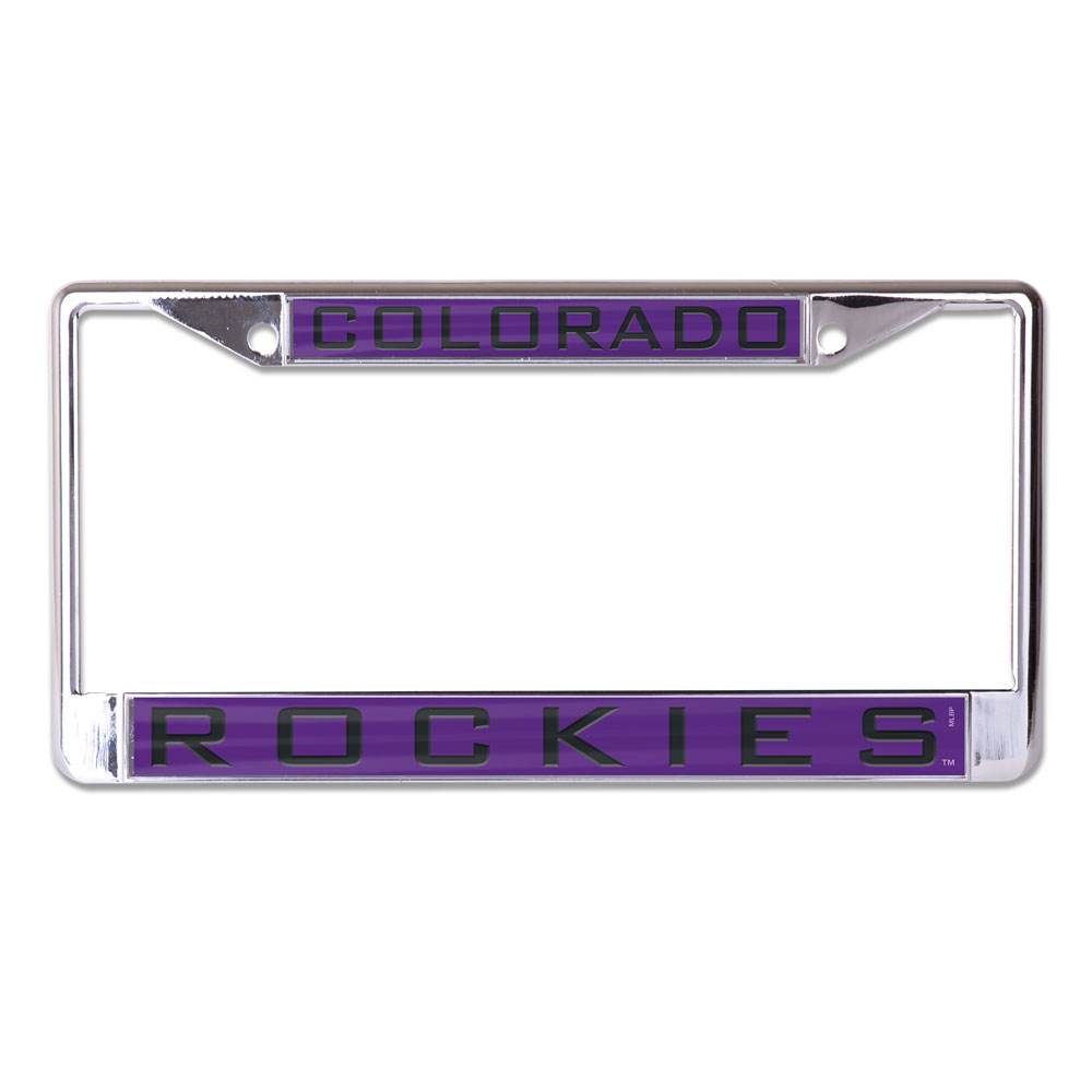 Colorado Rockies License Plate Frame Inlaid Acrylic Mirror - ToylandEU