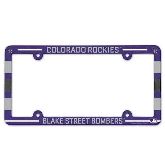  Colorado Rockies License Plate Frame Plastic Full Color Style -  ToylandEU™
