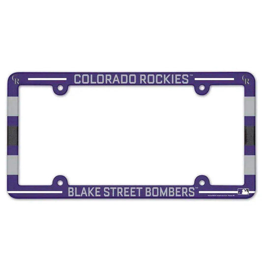  Colorado Rockies License Plate Frame Plastic Full Color Style -  ToylandEU™