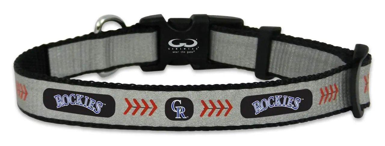  Colorado Rockies Reflective Small Baseball Pet Collar -  ToylandEU™