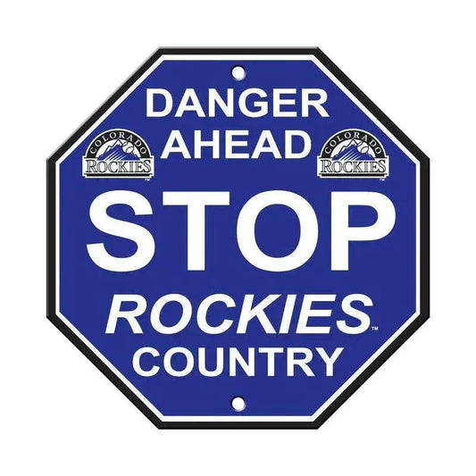 Colorado Rockies Sign 12x12 Plastic Stop Style CO Official -  ToylandEU™