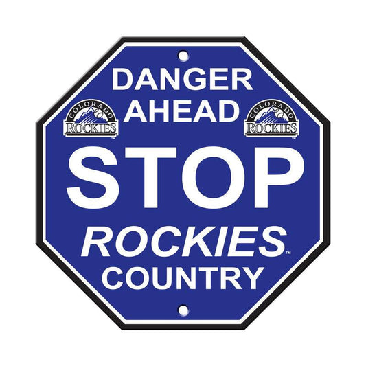 Colorado Rockies Sign 12x12 Plastic Stop Style CO Official - ToylandEU