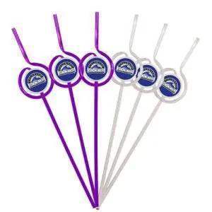  Colorado Rockies Team Sipper Straws Pack 6 BPA Free -  ToylandEU™