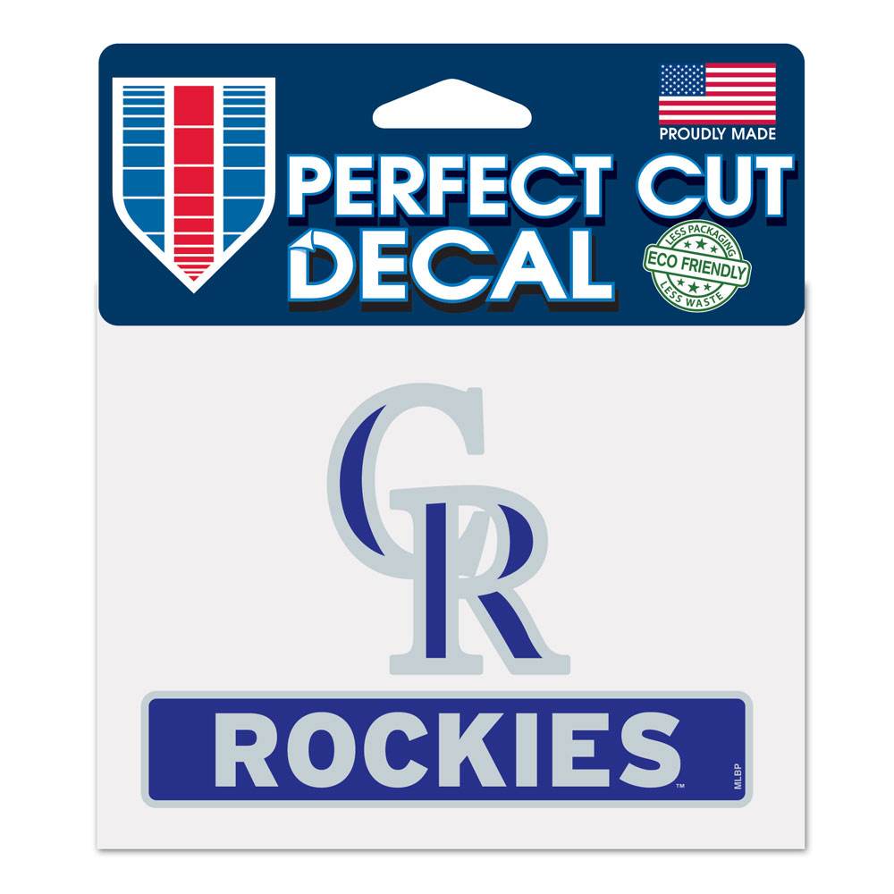 Colorado Rockies Vinyl Decal 4.5x5.75 Perfect Cut Color - ToylandEU