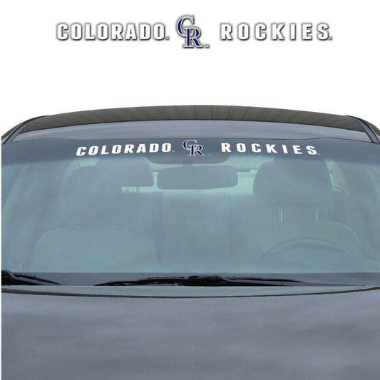 Colorado Rockies Windshield Decal 35x4 Vinyl Fit Perfect - ToylandEU