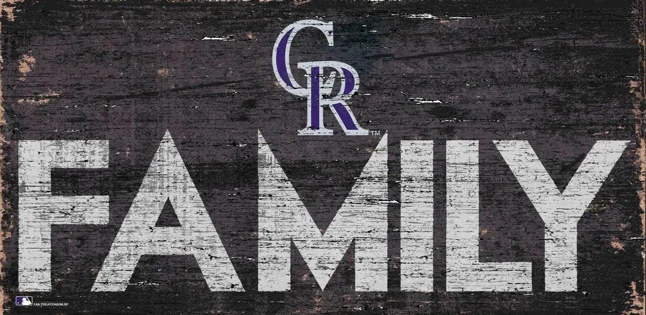  Colorado Rockies Wood Sign 12 By 6 Family Design Hanging -  ToylandEU™