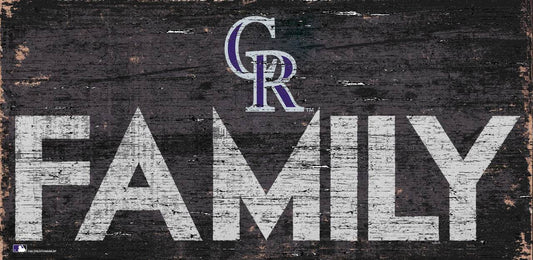 Colorado Rockies Wood Sign 12 By 6 Family Design Hanging - ToylandEU