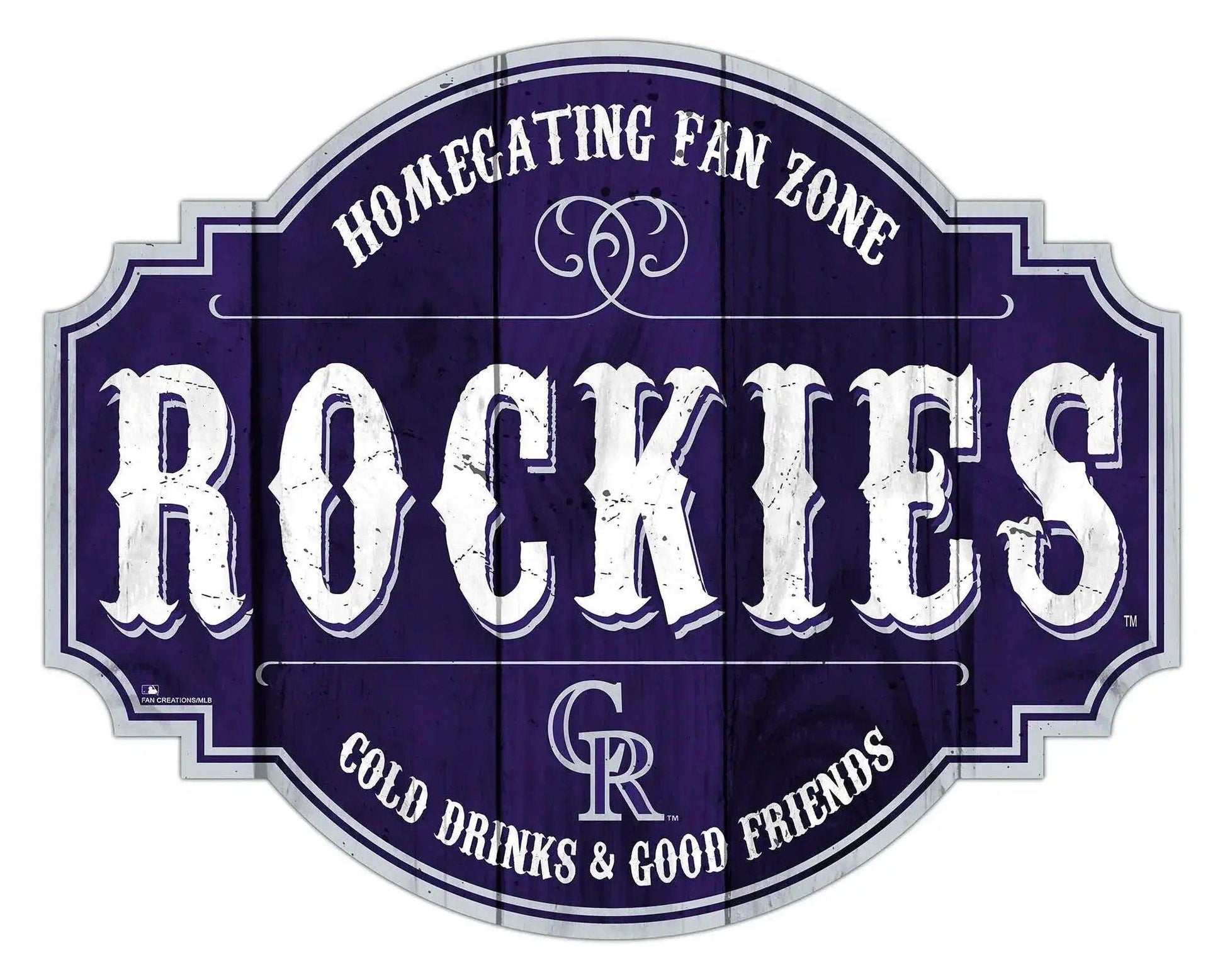  Colorado Rockies Wood Sign 12 Inch Homegating Tavern -  ToylandEU™