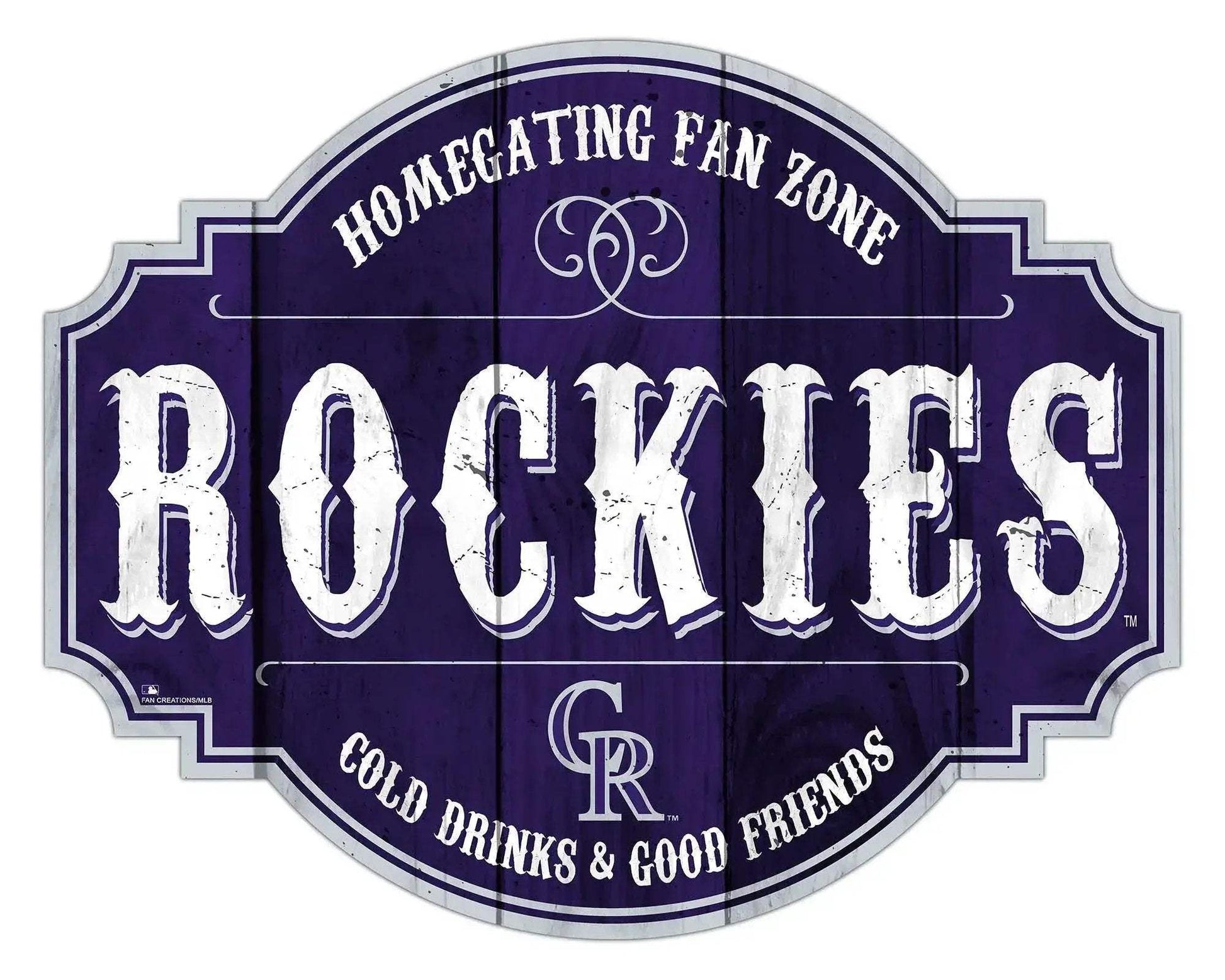  Colorado Rockies Wood Sign 12 Inch Homegating Tavern -  ToylandEU™