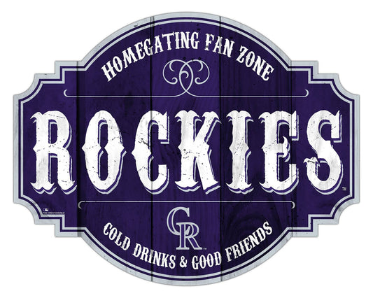 Colorado Rockies Wood Sign 12 Inch Homegating Tavern - ToylandEU