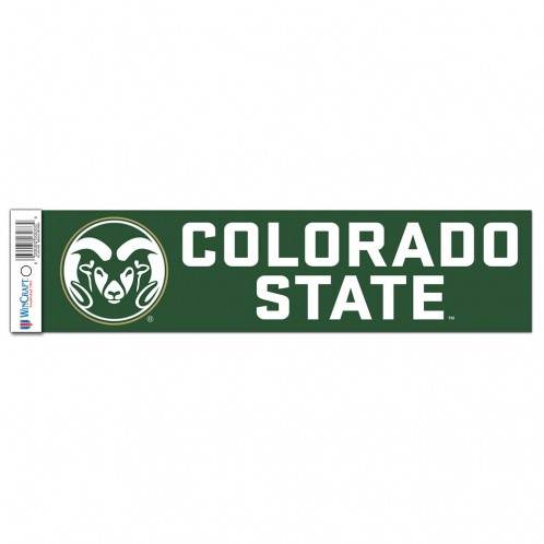 Colorado State Rams 3x12 Bumper Strip Self Adhesive Decal - ToylandEU
