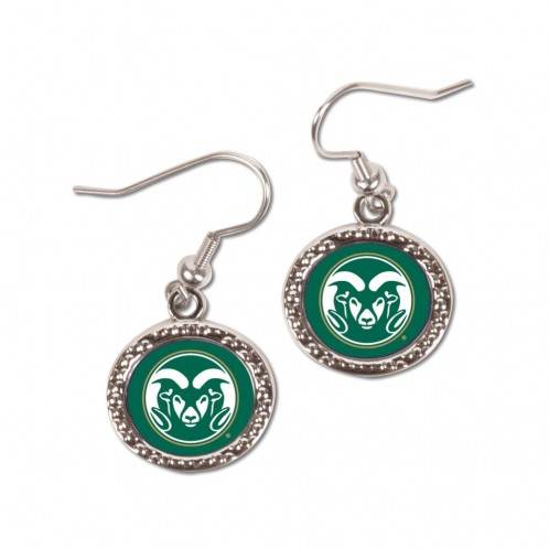 Colorado State Rams Earrings Round Style Special Order - ToylandEU