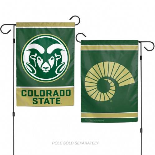 Colorado State Rams Garden Flag 12x18 Two Sided Durable - ToylandEU