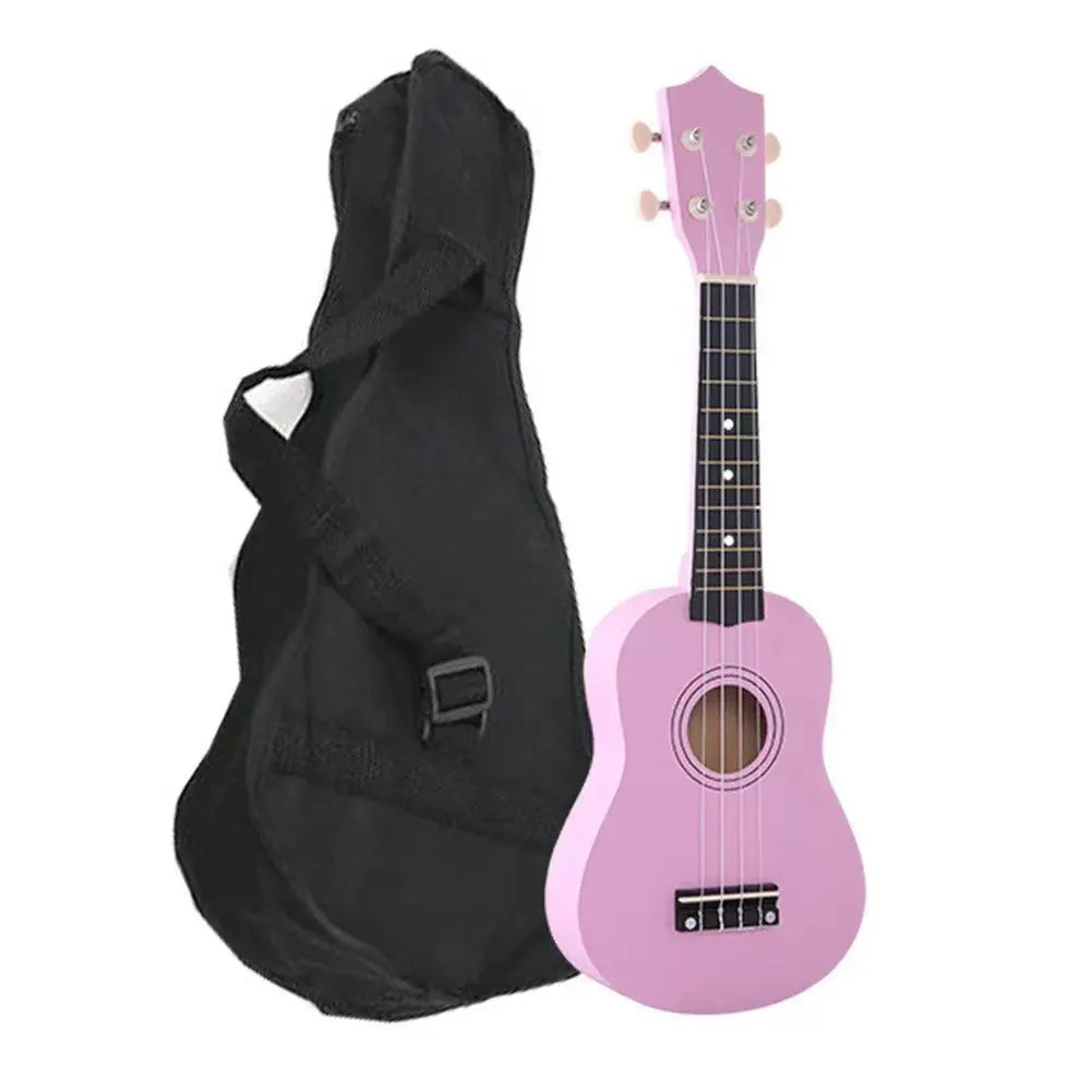Colorful 21" Solid Wood Ukulele for Beginners - Perfect Small Guitar - ToylandEU