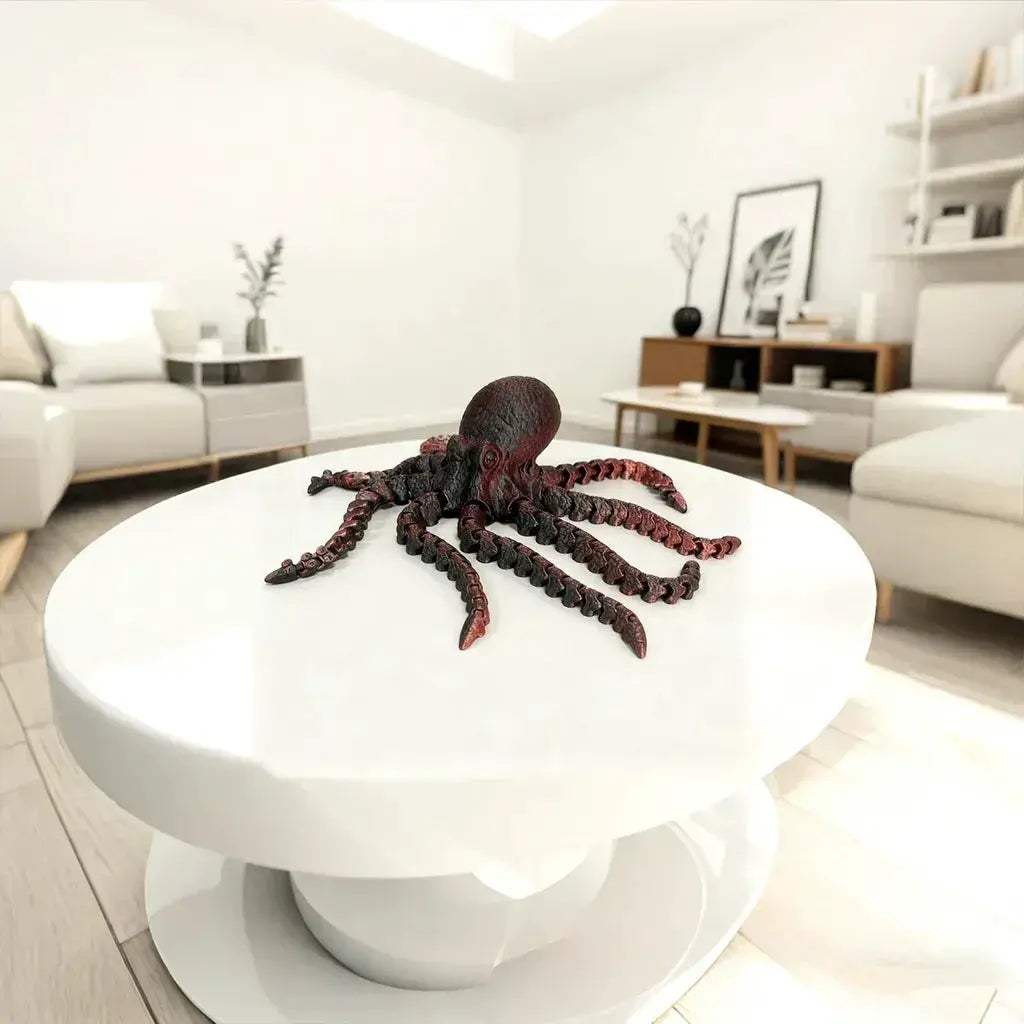 Colorful 3D Printed Octopus Statue Desktop Decoration - ToylandEU