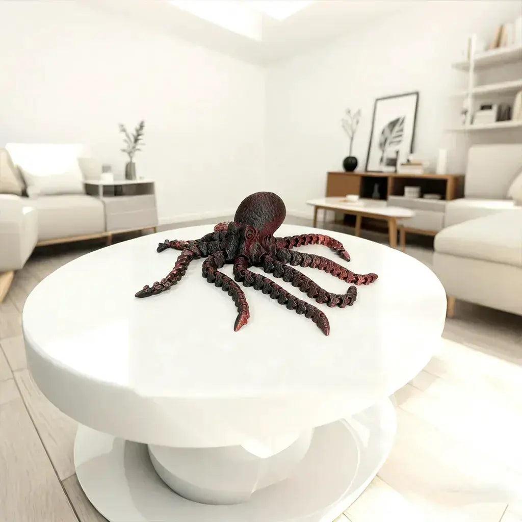  Colorful 3D Printed Octopus Statue Vibrant Desk Decor -  ToylandEU™
