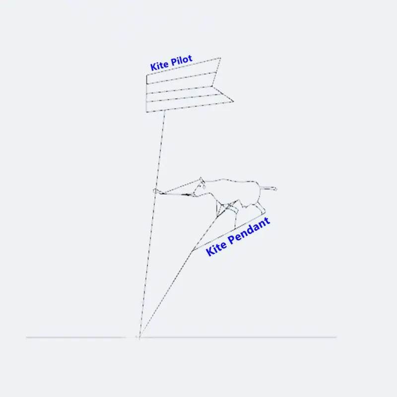 Colorful 3m Inflatable Cow Kite Line Laundry - Sky Fun Accessory - ToylandEU