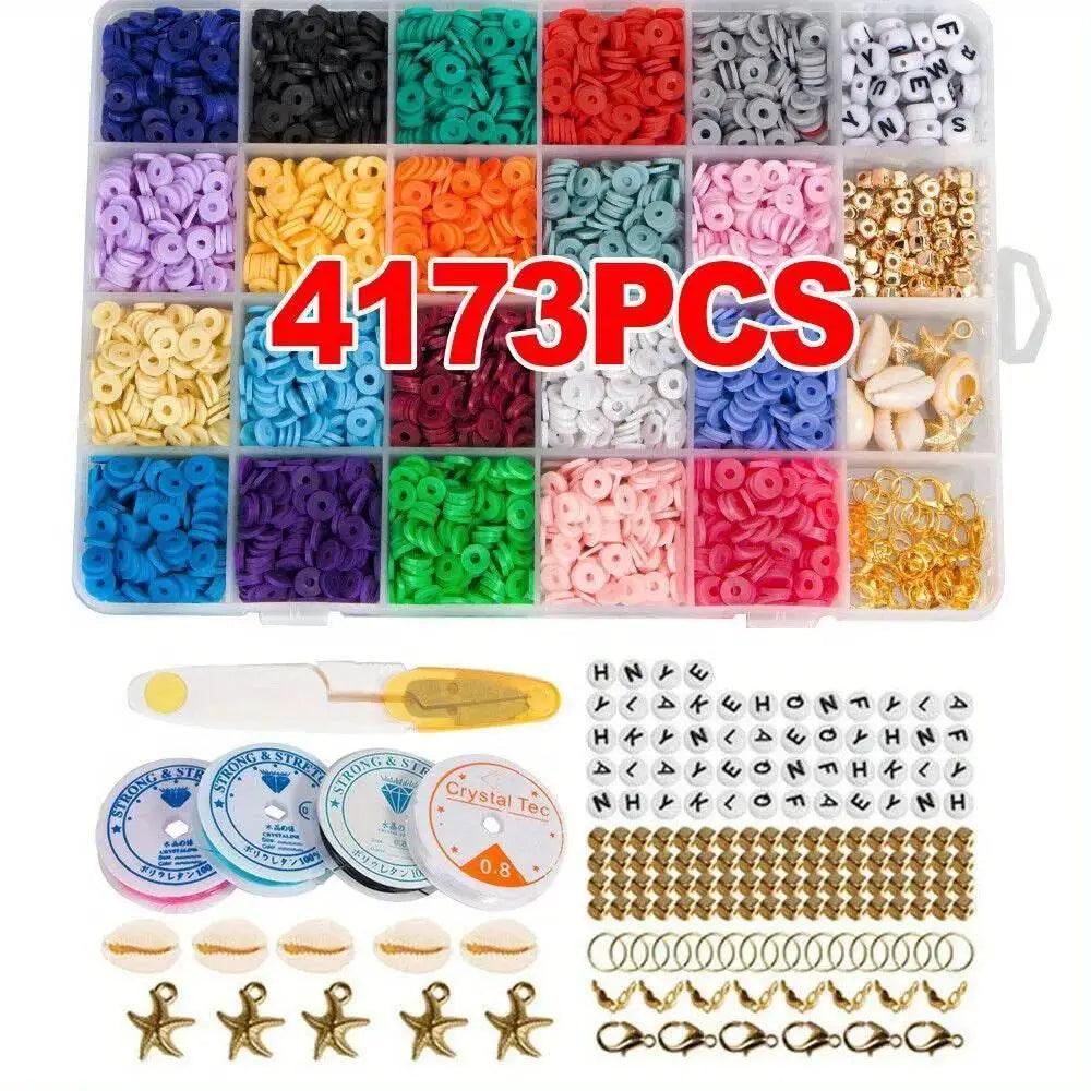 Colorful 6mm Polymer Clay Beads Kit Toyland EU -  ToylandEU™