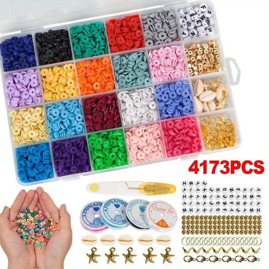  Colorful 6mm Polymer Clay Beads Kit Toyland EU -  ToylandEU™