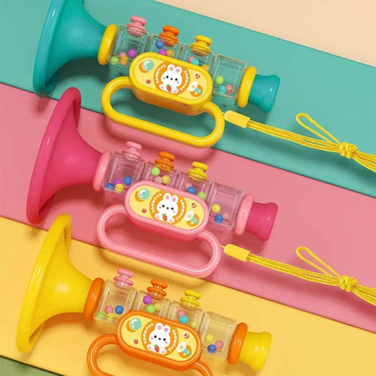 Colorful Anti-Scratch Musical Trumpet Toy for Kids – Fun & Safe Learning! - ToylandEU