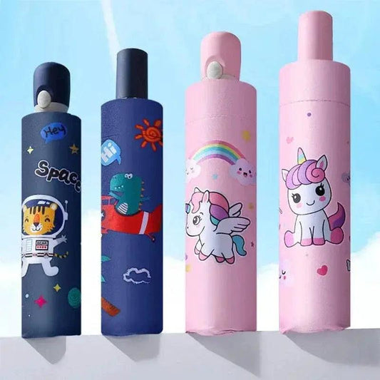  Colorful Automatic Umbrella for Kids - Rainy Day Fun -  ToylandEU™