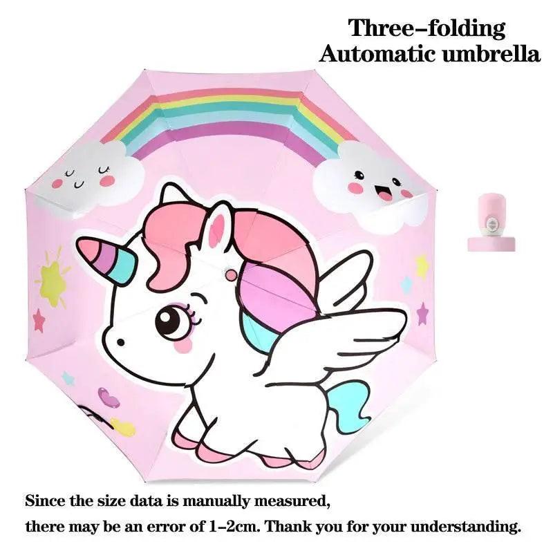  Colorful Automatic Umbrella for Kids - Rainy Day Fun -  ToylandEU™