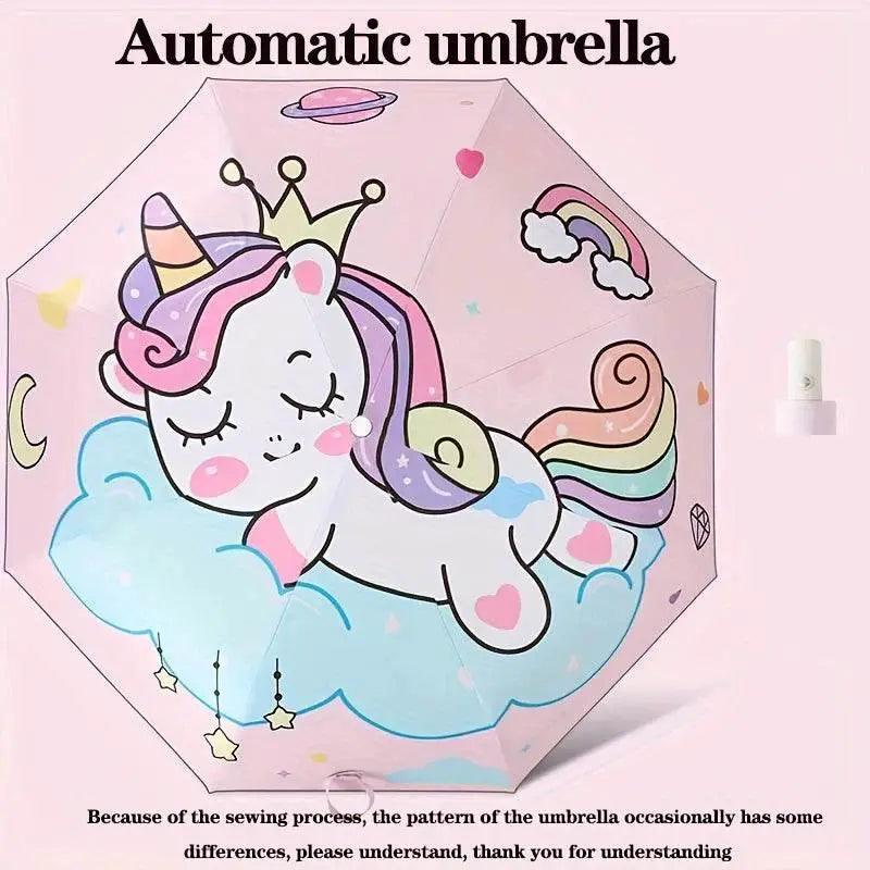  Colorful Automatic Umbrella for Kids - Rainy Day Fun -  ToylandEU™