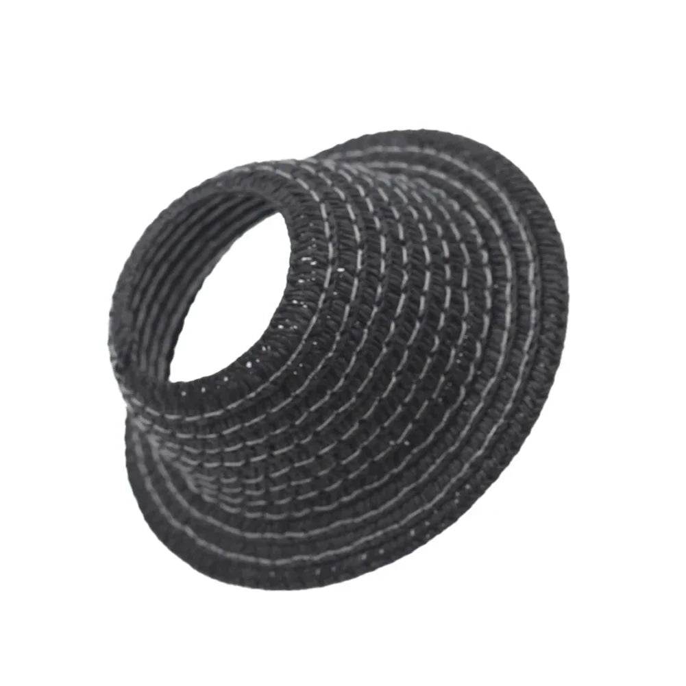 Colorful Bamboo Straw Hat with Hollow Design for Outdoor Activities Unisex Labubu - ToylandEU