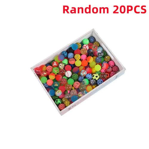 Colorful Bouncy Ball Capsules for Kids - Set of 10 or 20 Fun Toys - ToylandEU