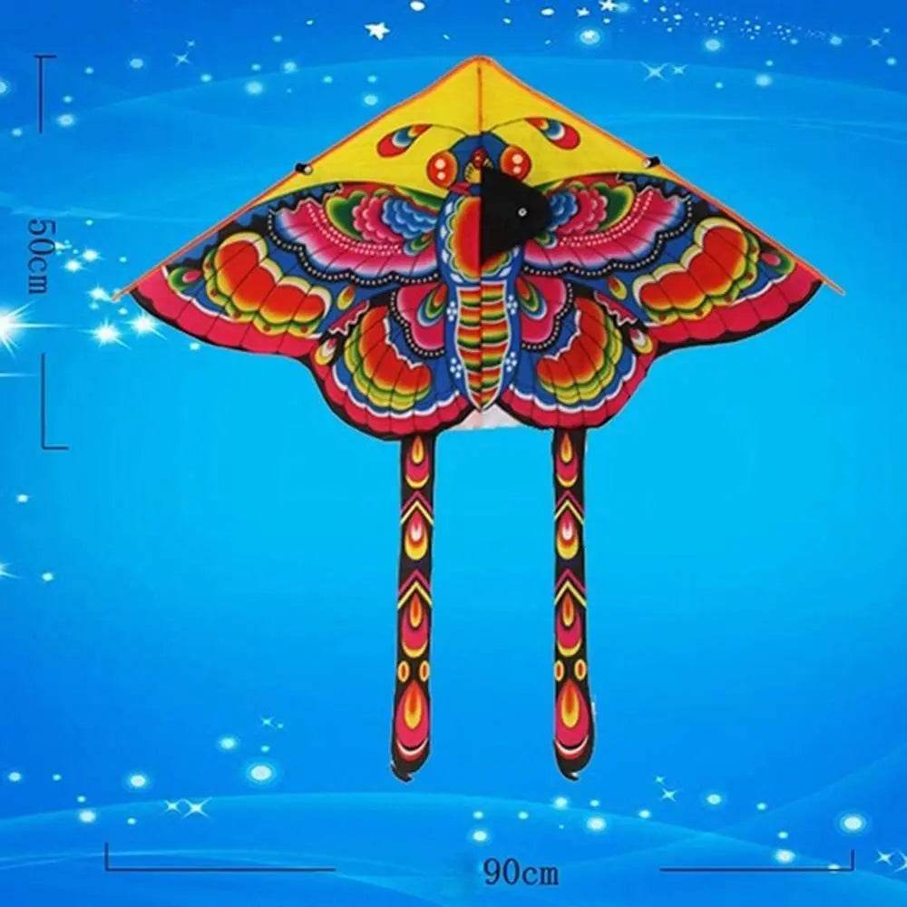 Colorful Butterfly Kite - Easy-Fly Design with Long Tail & Handle - ToylandEU
