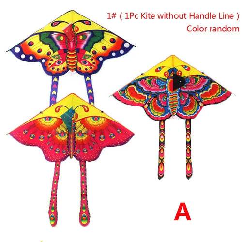 Colorful Butterfly Kite - Easy-Fly Design with Long Tail & Handle - ToylandEU