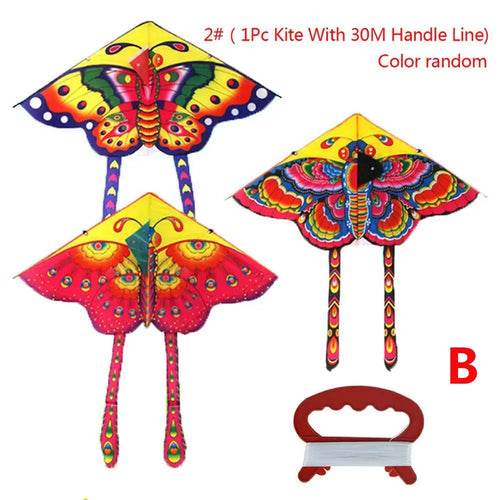 Colorful Butterfly Kite - Easy-Fly Design with Long Tail & Handle - ToylandEU