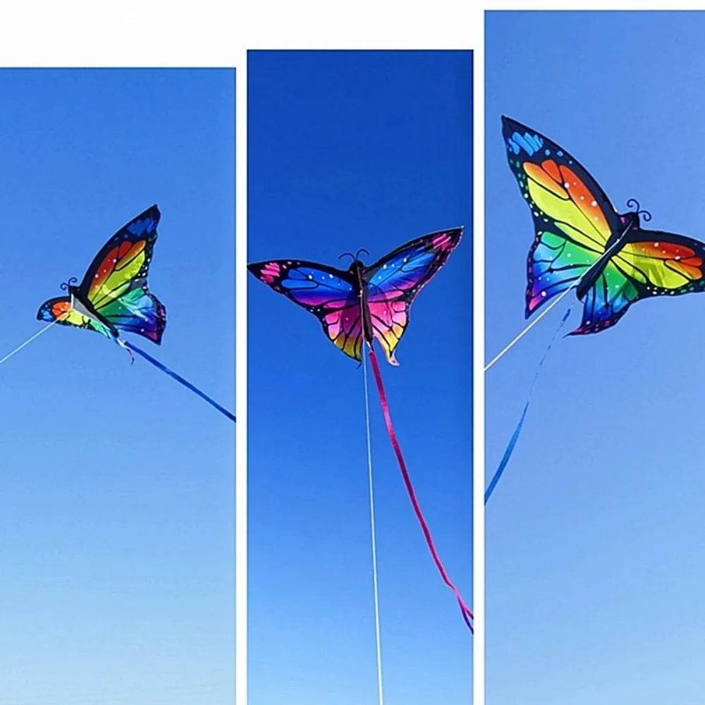 Colorful Butterfly Kite Steering 1.45m Air Bounce Outdoor Sports - ToylandEU